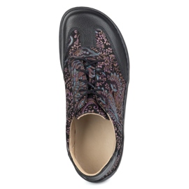 Olivier Zapatos de cuero descalzo thalia zapatos minimalistas zapatos estampados morados violeta 11