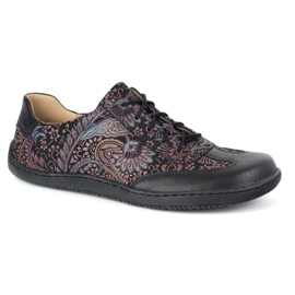 Olivier Zapatos de cuero descalzo thalia zapatos minimalistas zapatos estampados morados violeta 4