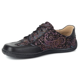 Olivier Zapatos de cuero descalzo thalia zapatos minimalistas zapatos estampados morados violeta 5