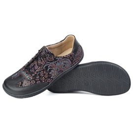 Olivier Zapatos de cuero descalzo thalia zapatos minimalistas zapatos estampados morados violeta 8