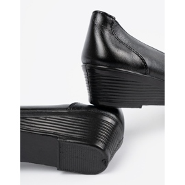 Zapatos para mujeres con bordado decorativo negro 2