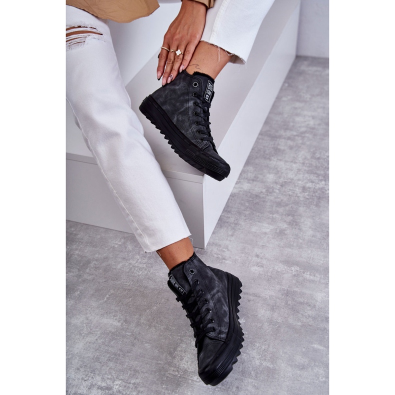 Zapatillas de deporte de GG274069 Black GG274069 de aislamiento aislante de Big Star gris 5