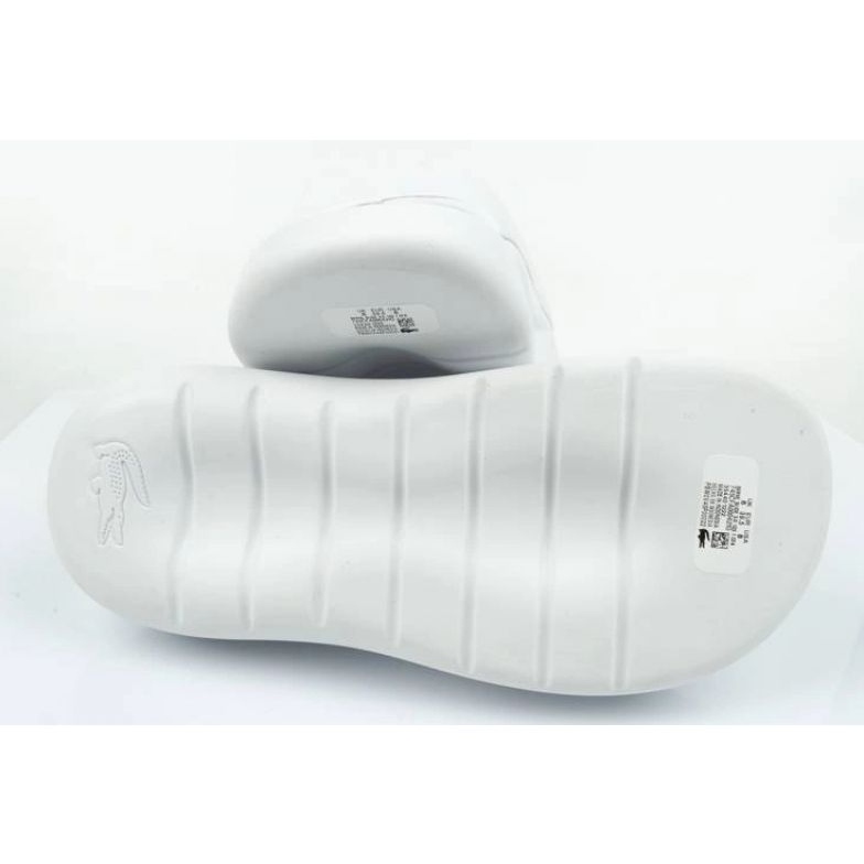 Lacoste Serv Slide 745CFA000421G Flip -Flops blanco 5