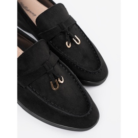 Mocasines mujer ante negro 3