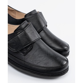 Shelvt Zapatos de mujer de velcro negro 1