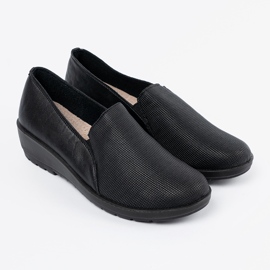 Shelvt Zapatos negros para mujeres en la plataforma 2