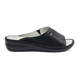 Shelvt Zapatillas de cuero casuales negras ecológicas negro 3