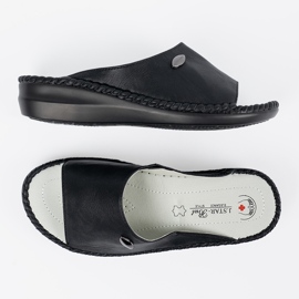 Shelvt Zapatillas de cuero casuales negras ecológicas negro 6