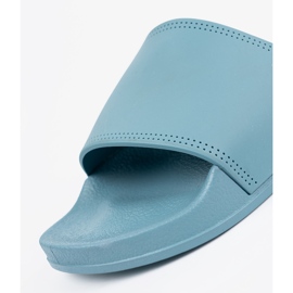 Shelvt Chanclas de goma azul 4