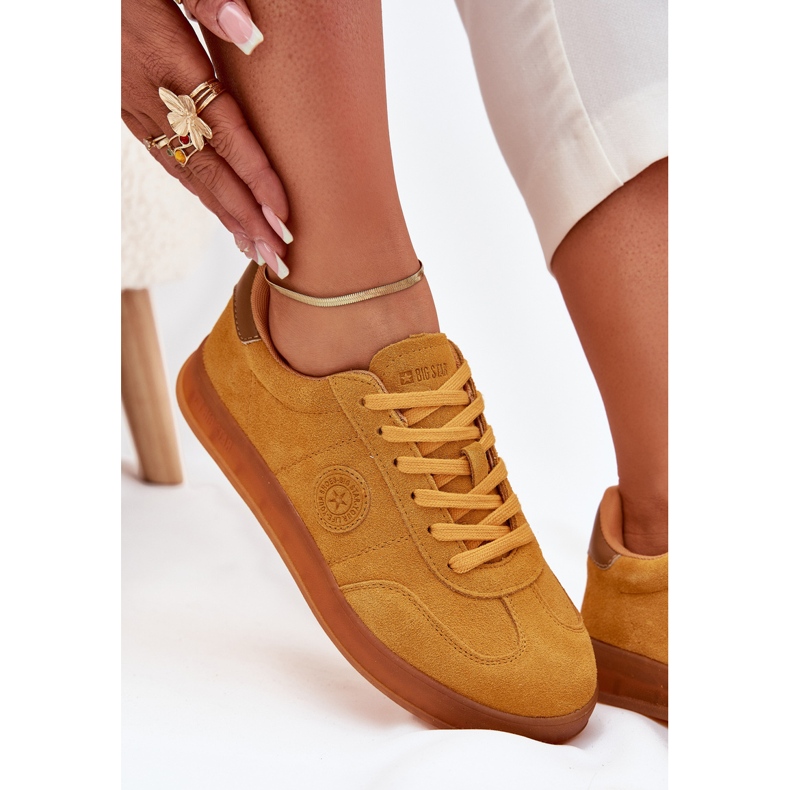 Zapatillas de ante mujeres Big Star RR274846 Sistema amarillo de alta polla 2 Zapatillas de ante mujeres Big Star RR274846 Sistema amarillo de alta polla 2