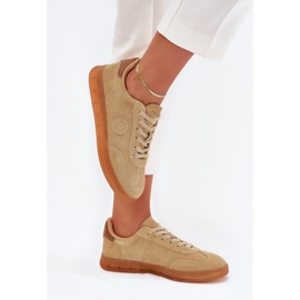 Zapatillas de ante mujeres Big Star RR274849 Sistema de beige Hi-Polish 6