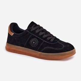 Zapatillas de ante femeninas Big Star RR274851 Hi-Polish System Black negro 5