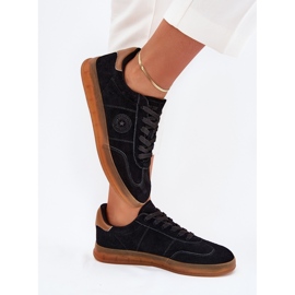 Zapatillas de ante femeninas Big Star RR274851 Hi-Polish System Black negro 7