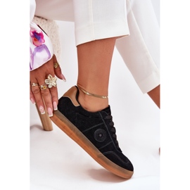 Zapatillas de ante femeninas Big Star RR274851 Hi-Polish System Black negro 2