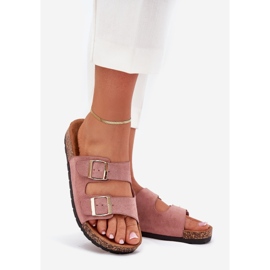 Boto Zapatillas de rosa clara de mujer cortina femenina 1