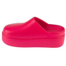 Crocs Dylan Platform Clog Flip Flip en 209869-6ZQ rosado 1