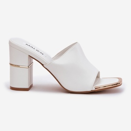 Boto Elegantes zapatillas para mujeres en el Post White Raiza blanco 8