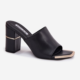 Boto Elegantes chanclas para mujeres en la publicación negra de Raiza negro 4