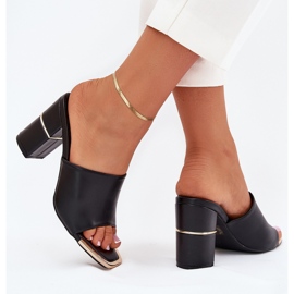Boto Elegantes chanclas para mujeres en la publicación negra de Raiza negro 5