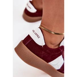 Zapatillas de ante mujeres Big Star de Daniel Lopez SS2D4023 Borgoña rojo 2 Zapatillas de ante mujeres Big Star de Daniel Lopez SS2D4023 Borgoña rojo 2