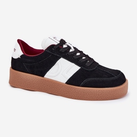 Zapatillas de ante femeninos Big Star de Daniel Lopez SS2D4021 Negro 5