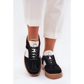 Zapatillas de ante femeninos Big Star de Daniel Lopez SS2D4021 Negro 4