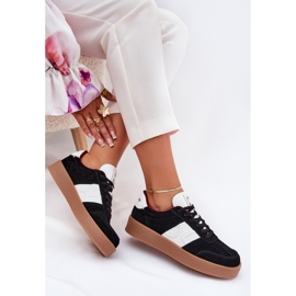 Zapatillas de ante femeninos Big Star de Daniel Lopez SS2D4021 Negro 10