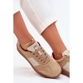 Zapatillas de ante femeninas Big Star de Daniel Lopez SS2D4022 Beige 2