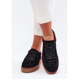 Zapatillas de ante femeninas Big Star de Daniel Lopez SS2D4006 Negro 3