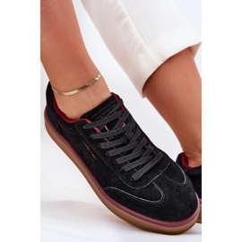 Zapatillas de ante femeninas Big Star de Daniel Lopez SS2D4006 Negro 10