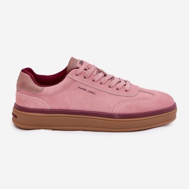 Zapatillas de ante femeninas Big Star de Daniel Lopez SS2D4010 Pink rosado 10