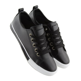 Deportivas negras de mujer A88-07 Black negro 3
