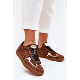 Zapatillas de deporte femenino Big Star de Daniel Lopez SS2D4016 Camel marrón 3