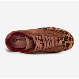 Zapatillas de deporte femenino Big Star de Daniel Lopez SS2D4017 Leopard Impresión marrón 2