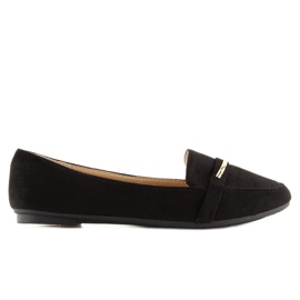 Mocasines negros mujer 9988-121 negro 2