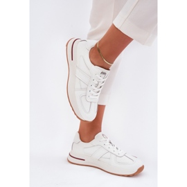 Big Star Zapatos deportivos de cuero femenino zapatillas de zapatillas grandes de Daniel Lopez SS2D4042 White blanco 5