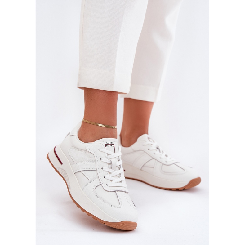 Big Star Zapatos deportivos de cuero femenino zapatillas de zapatillas grandes de Daniel Lopez SS2D4042 White blanco 2 Big Star Zapatos deportivos de cuero femenino zapatillas de zapatillas grandes de Daniel Lopez SS2D4042 White blanco 2