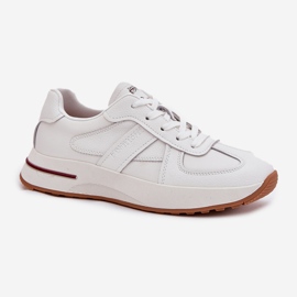 Big Star Zapatos deportivos de cuero femenino zapatillas de zapatillas grandes de Daniel Lopez SS2D4042 White blanco 4