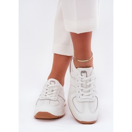 Big Star Zapatos deportivos de cuero femenino zapatillas de zapatillas grandes de Daniel Lopez SS2D4042 White blanco 3