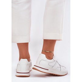 Big Star Zapatos deportivos de cuero femenino zapatillas de zapatillas grandes de Daniel Lopez SS2D4042 White blanco 7