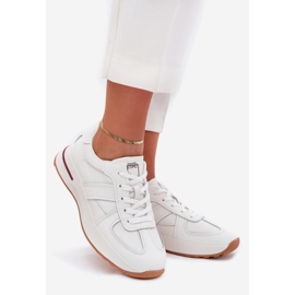 Big Star Zapatos deportivos de cuero femenino zapatillas de zapatillas grandes de Daniel Lopez SS2D4042 White blanco 1