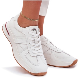 Big Star Zapatos deportivos de cuero femenino zapatillas de zapatillas grandes de Daniel Lopez SS2D4042 White blanco 11