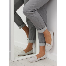Mocasines mujer plata 9988-121 Plata gris 1
