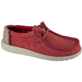 Hey Dude Wally M 43085-79B zapatos rojo 1