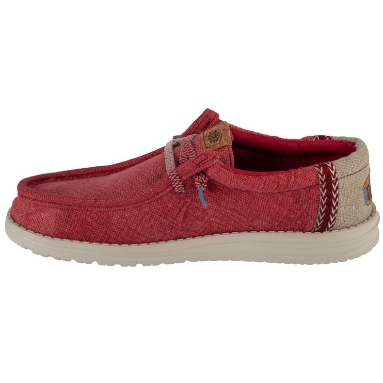 Hey Dude Wally M 43085-79B zapatos rojo 2