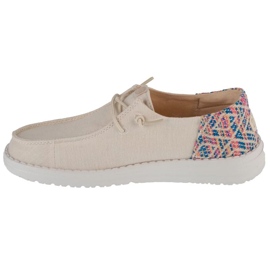 Hey Dude Wendy Funk Surf Baja Zapatos en 43156-1MV blanco 2