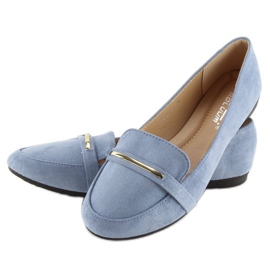 Mocasines mujer azul 9988-121 denim 5