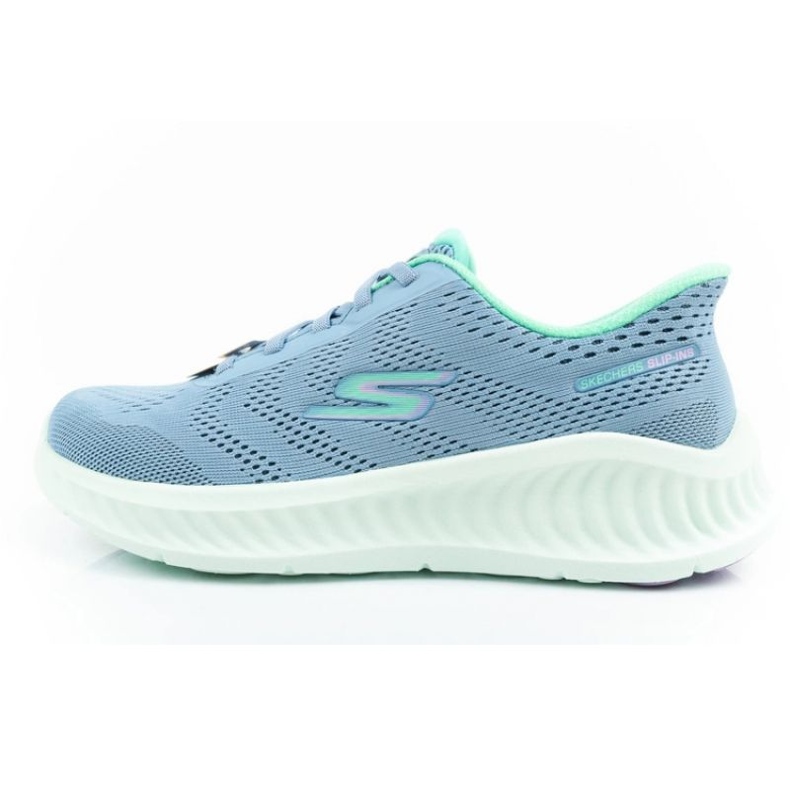 Los zapatos Skechers van a caminar ahora -khloe slip -ins en 125643/blGR azul 2