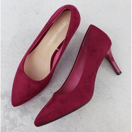 Tacones de altura Fucsia Sergio Leone 1336 rosado 4