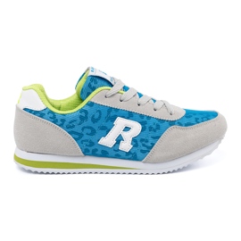 Shelvt Zapatillas de deporte en tonos de azul y gris 2 Shelvt Zapatillas de deporte en tonos de azul y gris 2